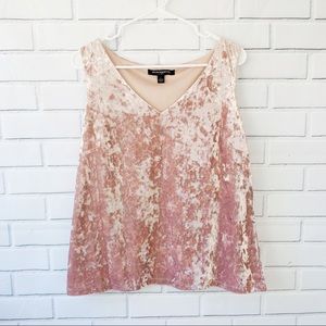 Sharagano Pink Velvet Top